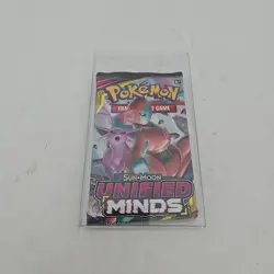 2019 POKEMON SUN & MOON UNIFIED MINDS BOOSTER PACK, FACTORY SEALED, 10 cards - Image 1