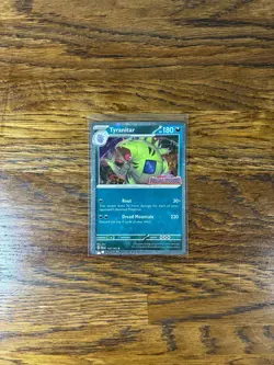 Tyranitar - 135/193 Pokemon Paldea Evolved Premium Collection Stamped Card - Image 1