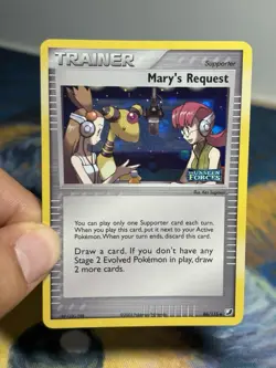 Mary's Request Reverse Holo Stamped 86/115 ex Unseen Forces 2005 Pokemon Card LP - Image 3