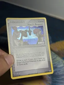 Mary's Request Reverse Holo Stamped 86/115 ex Unseen Forces 2005 Pokemon Card LP - Image 5
