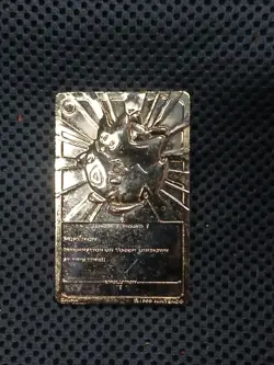 Pokemon TCG 1999 Burger King 23K Gold-Plated Togepi Card - Image 2