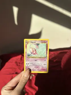 Pokemon Espeon Neo Discovery TCG 1/75 Holo Unlimited Rare Card - Image 5