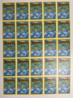 2000 WOTC POKEMON LEAGUE PSYDUCK #20 BLACK STAR PROMO LOT OF 25 CARDS UNPLAYED - Image 1