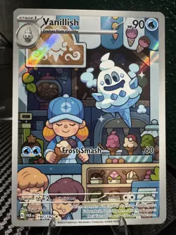 Pokemon TCG Vanillish Paradox Rift 190/182 Holo Illustration Rare Card - Image 1