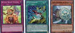 LOT 15 Yugioh Secret/Ultra Rare Wynn The Wind Channeler Ojama King NM FR392 - Image 3