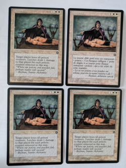4 Leeches Homelands MTG NM Free shipping with tracking - Image 1