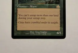 MUNGHA WURM PROPHECY MTG GREEN CREATURE RARE NM - Image 3