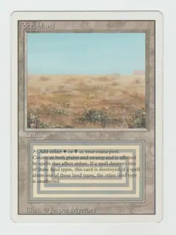 Magic: The Gathering Scrubland 3rd Ed/Revised LP - Image 1