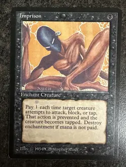 MTG Imprisonlegends MP Magic The Gathering Moderately Played English 1994 - Image 1