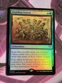 Doubling Season Foil M CMM MTG Commander Masters M/Nm Pack Fresh 0283 - Image 1