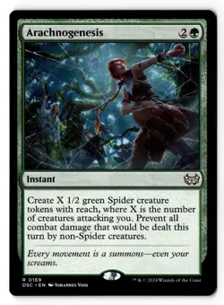 Arachnogenesis 169 Commander: Duskmourn: House of Horror NM - Image 1