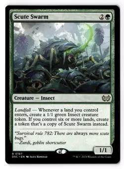 Scute Swarm 197 Commander: Duskmourn: House of Horror NM - Image 1