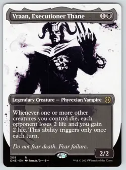 Vraan, Executioner Thane (Showcase) R Phyrexia: All Will Be One # 309 NM Normal - Image 1