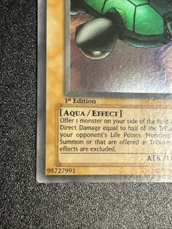 Yu-gi-oh! TCG Catapult Turtle - MRD-075 - Super Rare - 1st Edition NM MINTY - Image 5