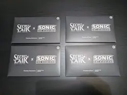 Magic The Gathering Secret Lair x Sonic the Hedgehog FOIL BUNDLE 4x SEALED - Image 1