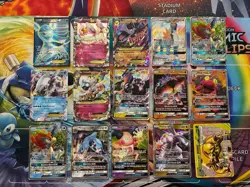 Pokemon Card Full Art Alt Art Fire Sylveon Glaceon - Image 1