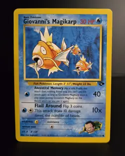 Pokemon TCG - Giovanni's Magikarp #73 - Unlimited - Gym Challenge (2000) - LP/NM - Image 1