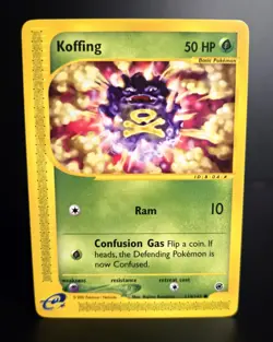 Pokemon TCG - KOFFING - 114/165 - E-Card Series: Expedition 2002 - NM/MINT - Image 1