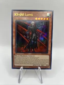 Yu-Gi-Oh! K9-00 Lupis - JUSH-EN034 - Ultra Rare - NEAR MINT! - Image 1