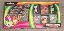 2021 POKEMON SWSH EVOLVING SKIES MYTHICAL SQUISHY PREMIUM COLLECTION SEALED - Image 1