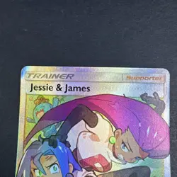 2019 Pokemon Hidden Fates Jessie and James Full Art Trainer Supporter 68/68 - Image 2