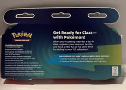 Pokemon TCG Supplies Back 2 School PIKACHU PENCIL CASE (1 Tin & 2 Booster Packs) - Image 2