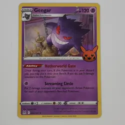 Pokemon Gengar 066/196 Halloween Trick or Trade 2023 Lost Origin Holo Rare - Image 1