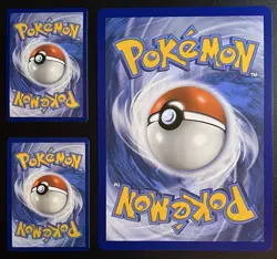 JUMBO Team Rocket’s Mewtwo EX 205 Black Star Promo + Sticker Pokemon - Image 2