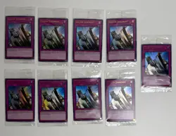 2020 YU-GI-OH! THE LOST ART SOLEMN JUDGMENT LART-EN014 LOT OF 9 SEALED PROMOS - Image 1