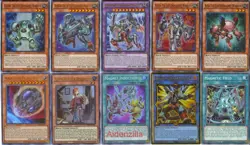 Yugioh Magnet Warrior Deck - Adamancipator Alpha Electromagnet Gamma Beta - Image 1