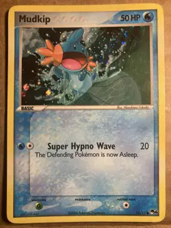 Mudkip Pokemon Card Pop Series 4 11/17 Holo MP - Image 1
