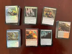 NEW!! FOIL MTG Ikoria Lair of Behemoths, Complete Playset of Common Cards - Image 1