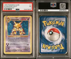 Alakazam 1/102 - PSA 1 - Base Set Shadowless - Pokemon Card - Image 1