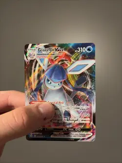 Pokemon TCG Glaceon VMAX Evolving Skies Holo Ultra Rare Card 041/203 - Image 3