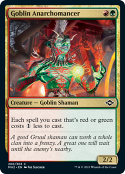 Goblin Anarchomancer x1 NM Magic the Gathering 1x Modern Horizons 2 mtg card - Image 1