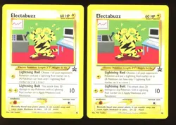 2000 WOTC POKEMON LEAGUE ELECTABUZZ #46 BLACK STAR PROMO LOT OF 6 CARDS UNPLAYED - Image 5