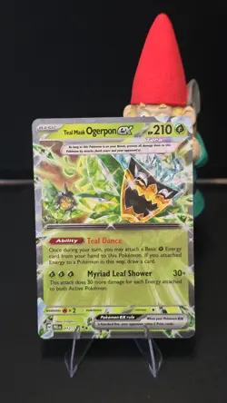 Lot of 3 Prismatic Evolution EX Cards - Wellspring Teal Hearthflame Mask Ogerpon - Image 4