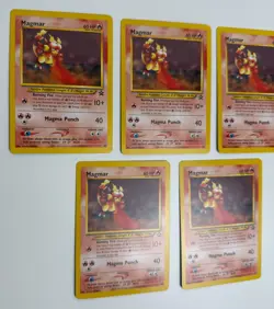 2002 WOTC POKEMON LEAGUE MAGMAR #44 BLACK STAR PROMO LOT OF 5 CARDS UNPLAYED - Image 4