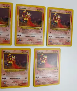 2002 WOTC POKEMON LEAGUE MAGMAR #44 BLACK STAR PROMO LOT OF 5 CARDS UNPLAYED - Image 5