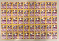2000 WOTC POKEMON LEAGUE MEW #8 BLACK STAR PROMO LOT OF 50 CARDS UNPLAYED - Image 1