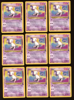 2000 WOTC POKEMON LEAGUE MEW #8 BLACK STAR PROMO LOT OF 50 CARDS UNPLAYED - Image 4
