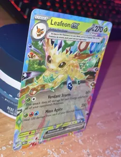 Leafeon ex 006/131 Sv: Prismatic Evolutions TCG Pokemon Card Holo Foil Rare NM - Image 3