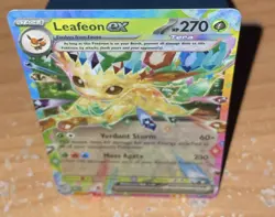 Leafeon ex 006/131 Sv: Prismatic Evolutions TCG Pokemon Card Holo Foil Rare NM - Image 4