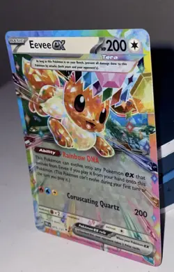 Eevee ex 075/131 Sv: Prismatic Evolutions TCG Pokemon Card Holo Foil Rare NM - Image 2