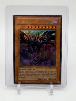 YU-GI-OH RED-EYES DARKNESS DRAGON 1ST EDITION SD1-EN001 TCG KONAMI EFFECT CARD - Image 1