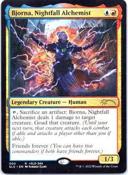 #2 Bjorna, Nightfall Alchemist MTG SLX Cards Rare - Image 1