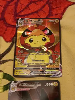 6Pikachu Pokemon Card Holo GX VSTAR VMAX GX EX Cosplay Art - Image 2