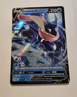 Greninja V 073/264 Fusion Strike Ultra Rare Holo Pokemon TCG Card NM - Image 1