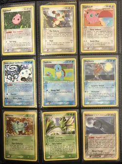 VINTAGE POKEMON BINDER **EX HIDDEN LEGENDS-PLATINUM** ALL CARDS NM - HP!! - Image 1