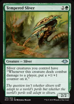 Tempered Sliver - Light Play MTG Modern Horizons - Image 1